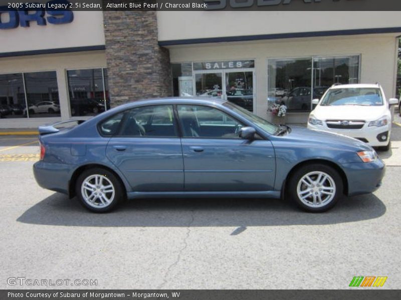Atlantic Blue Pearl / Charcoal Black 2005 Subaru Legacy 2.5i Sedan