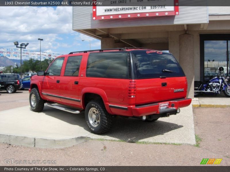 Victory Red / Gray 1993 Chevrolet Suburban K2500 4x4