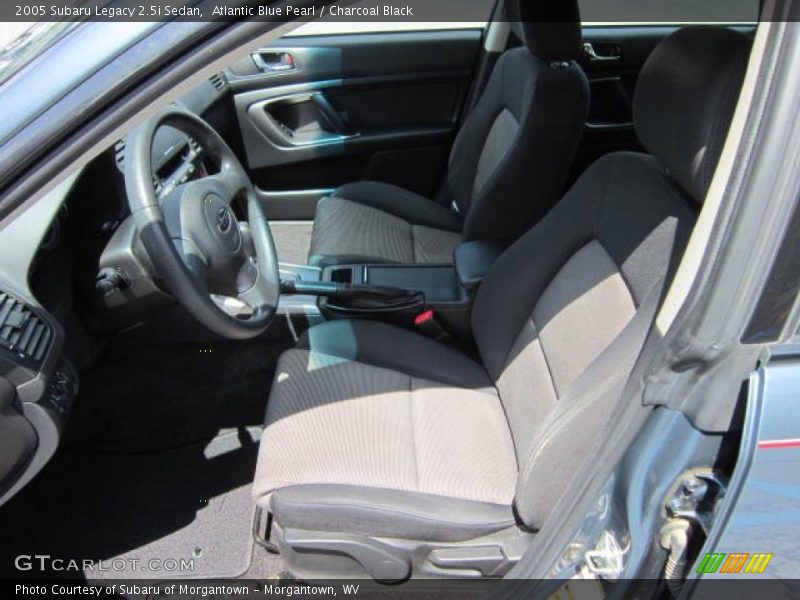 Atlantic Blue Pearl / Charcoal Black 2005 Subaru Legacy 2.5i Sedan