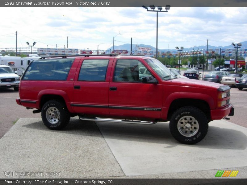 Victory Red / Gray 1993 Chevrolet Suburban K2500 4x4