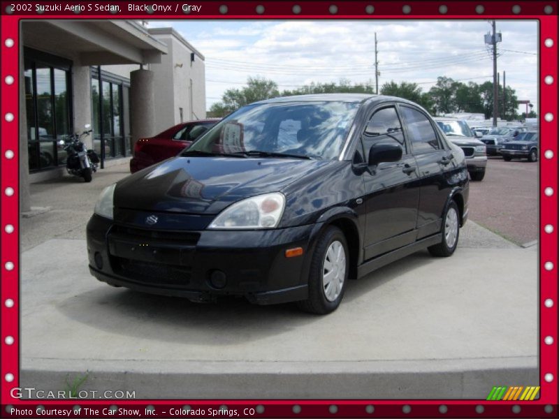 Black Onyx / Gray 2002 Suzuki Aerio S Sedan