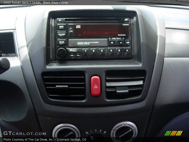 Black Onyx / Gray 2002 Suzuki Aerio S Sedan