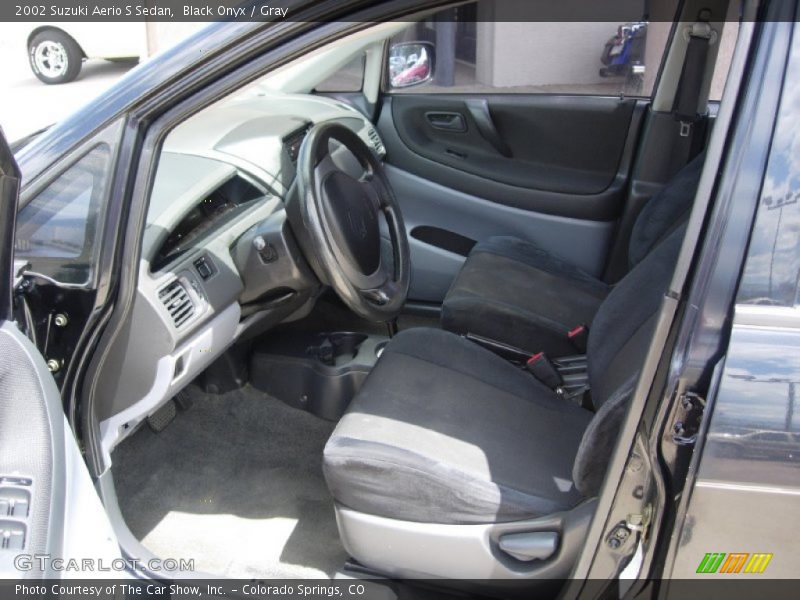 Black Onyx / Gray 2002 Suzuki Aerio S Sedan