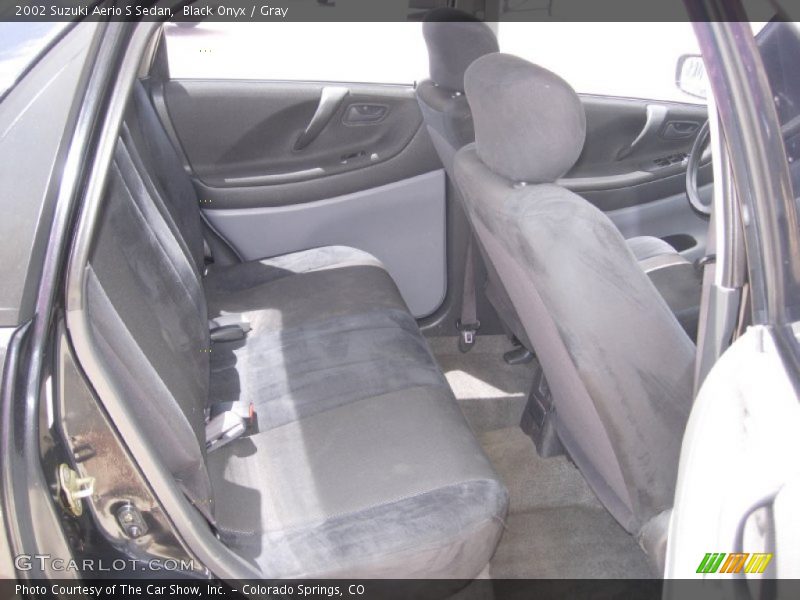 Black Onyx / Gray 2002 Suzuki Aerio S Sedan