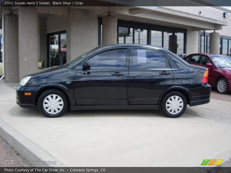 Black Onyx / Gray 2002 Suzuki Aerio S Sedan