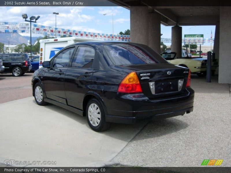 Black Onyx / Gray 2002 Suzuki Aerio S Sedan