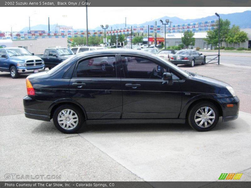 Black Onyx / Gray 2002 Suzuki Aerio S Sedan