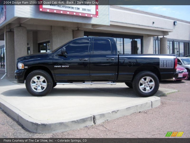 Black / Dark Slate Gray 2004 Dodge Ram 1500 SLT Quad Cab 4x4