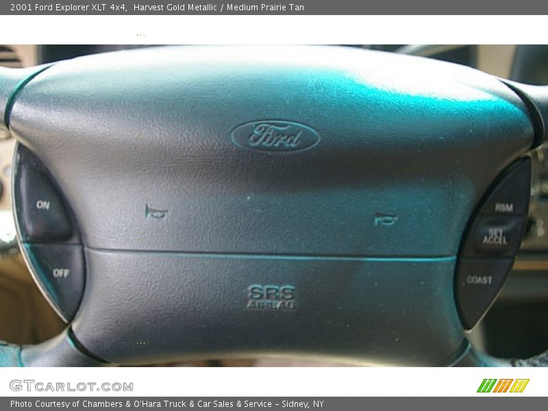 Harvest Gold Metallic / Medium Prairie Tan 2001 Ford Explorer XLT 4x4