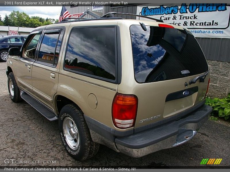 Harvest Gold Metallic / Medium Prairie Tan 2001 Ford Explorer XLT 4x4