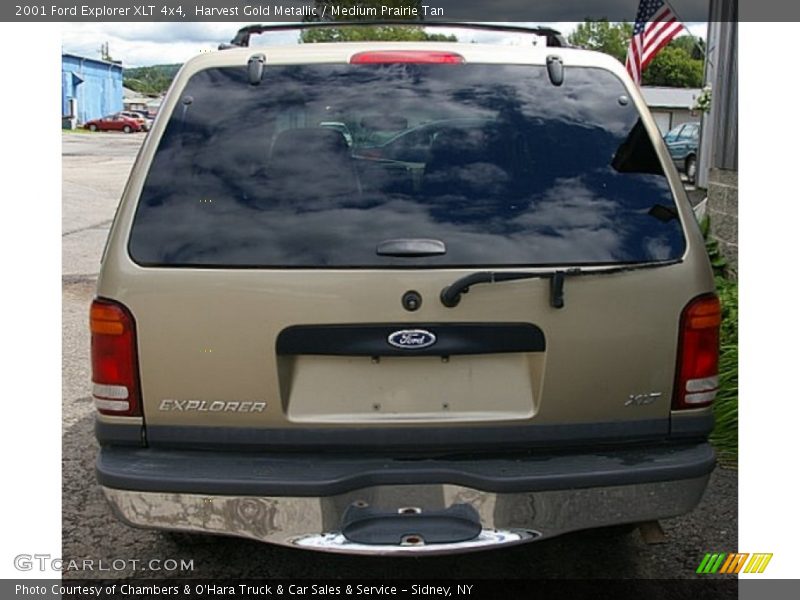 Harvest Gold Metallic / Medium Prairie Tan 2001 Ford Explorer XLT 4x4