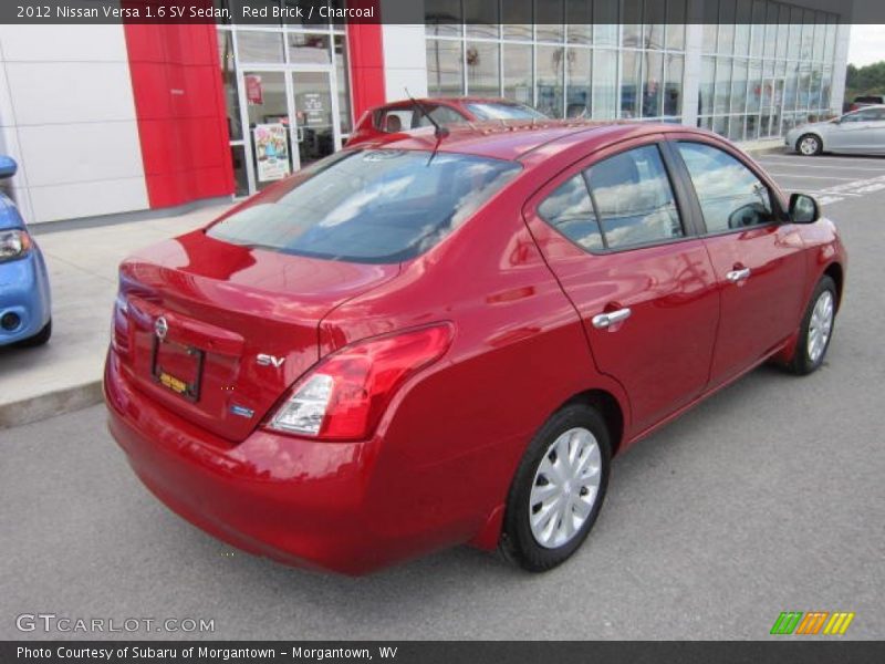 Red Brick / Charcoal 2012 Nissan Versa 1.6 SV Sedan