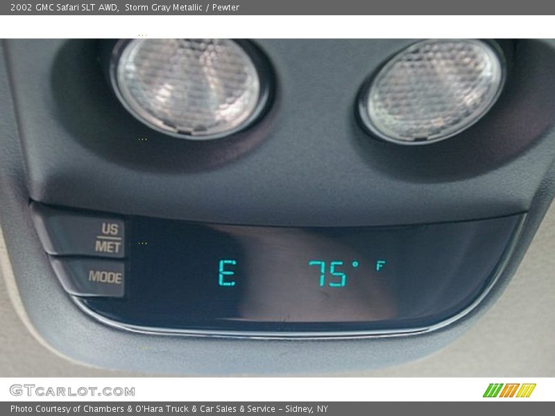 Storm Gray Metallic / Pewter 2002 GMC Safari SLT AWD