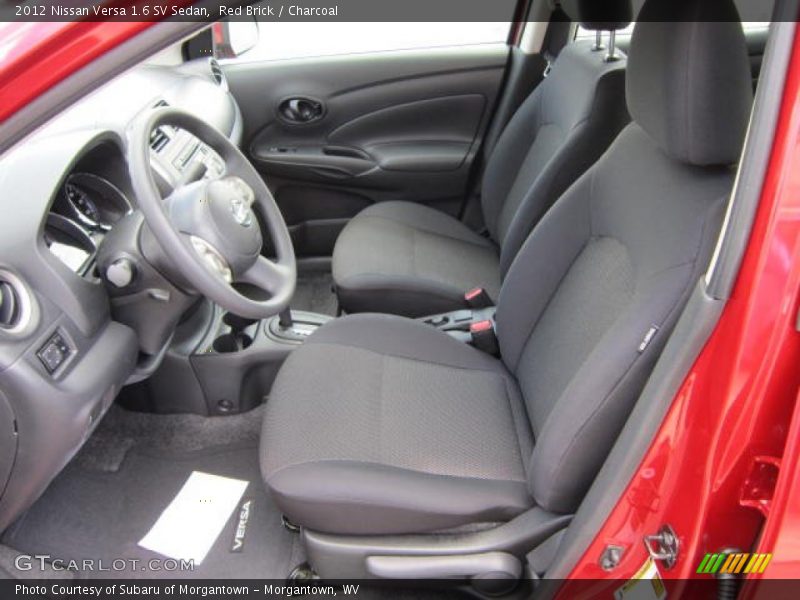 Red Brick / Charcoal 2012 Nissan Versa 1.6 SV Sedan
