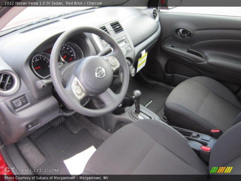 Red Brick / Charcoal 2012 Nissan Versa 1.6 SV Sedan