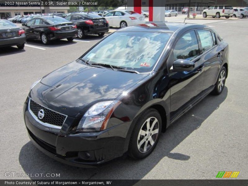 Super Black / Charcoal 2012 Nissan Sentra 2.0 SR