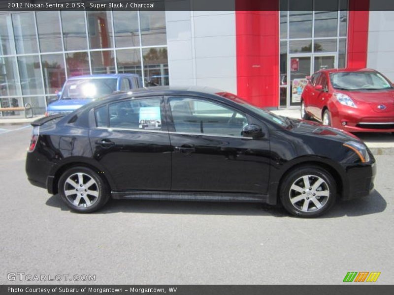 Super Black / Charcoal 2012 Nissan Sentra 2.0 SR