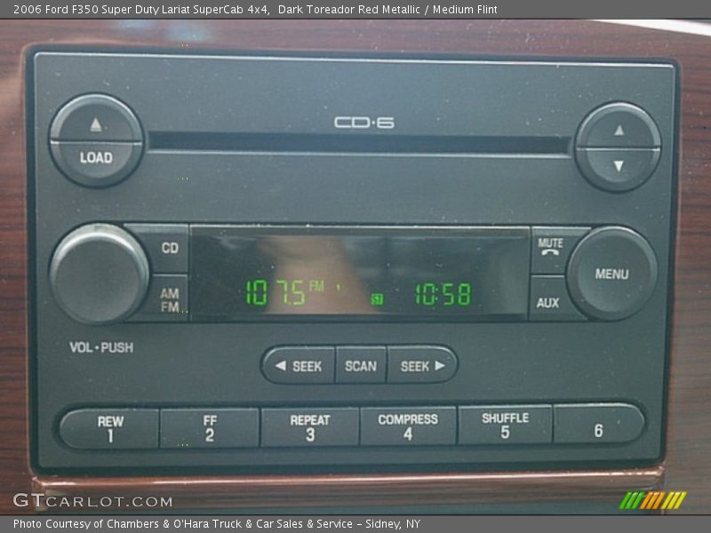 Dark Toreador Red Metallic / Medium Flint 2006 Ford F350 Super Duty Lariat SuperCab 4x4