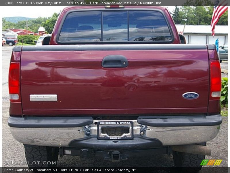Dark Toreador Red Metallic / Medium Flint 2006 Ford F350 Super Duty Lariat SuperCab 4x4