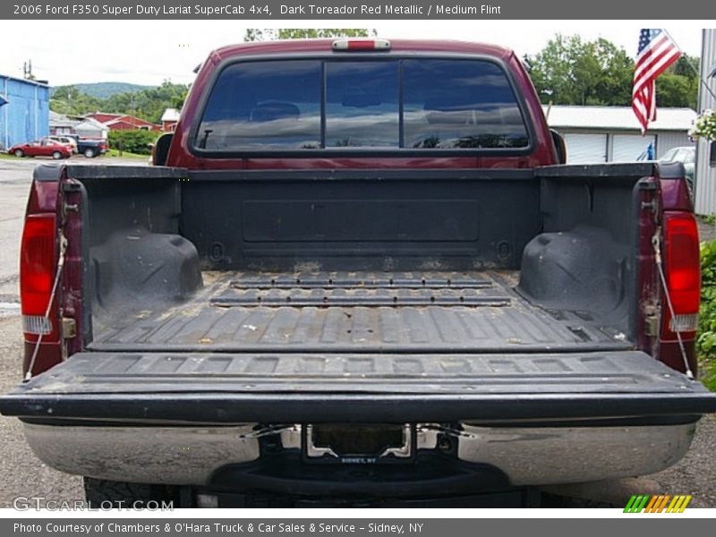 Dark Toreador Red Metallic / Medium Flint 2006 Ford F350 Super Duty Lariat SuperCab 4x4