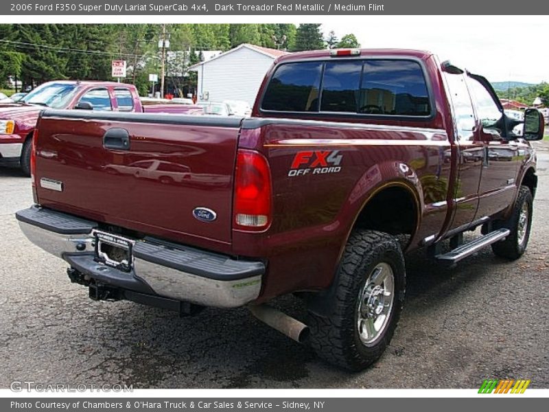 Dark Toreador Red Metallic / Medium Flint 2006 Ford F350 Super Duty Lariat SuperCab 4x4