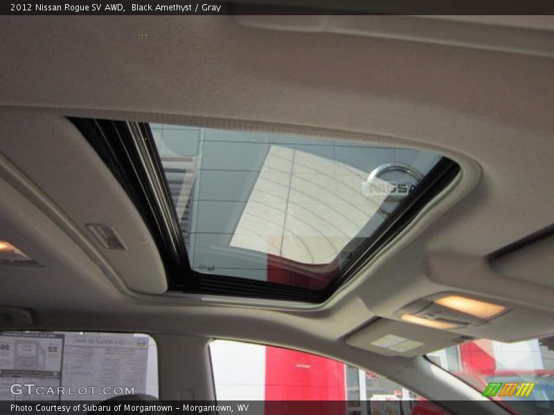 Black Amethyst / Gray 2012 Nissan Rogue SV AWD