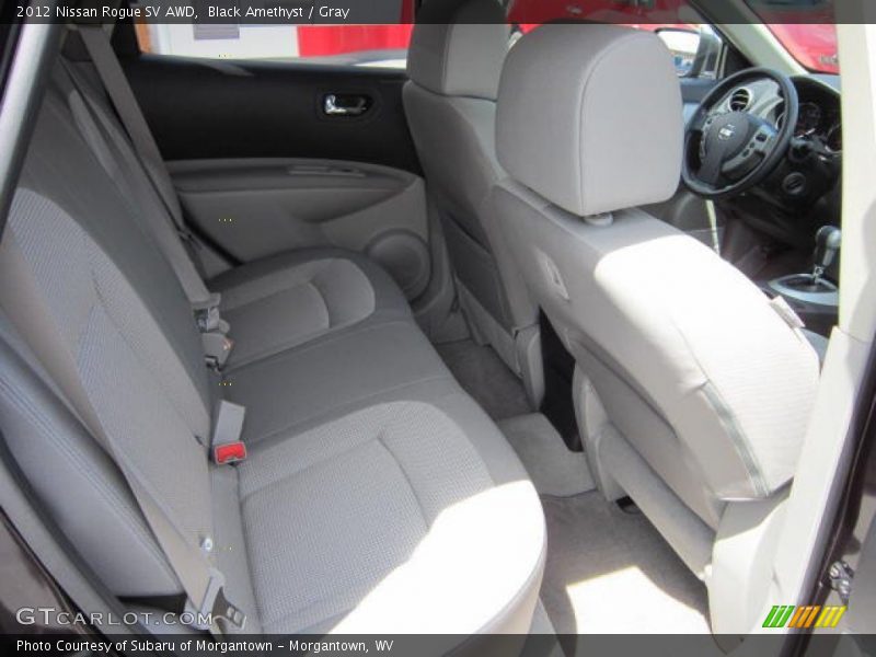 Black Amethyst / Gray 2012 Nissan Rogue SV AWD