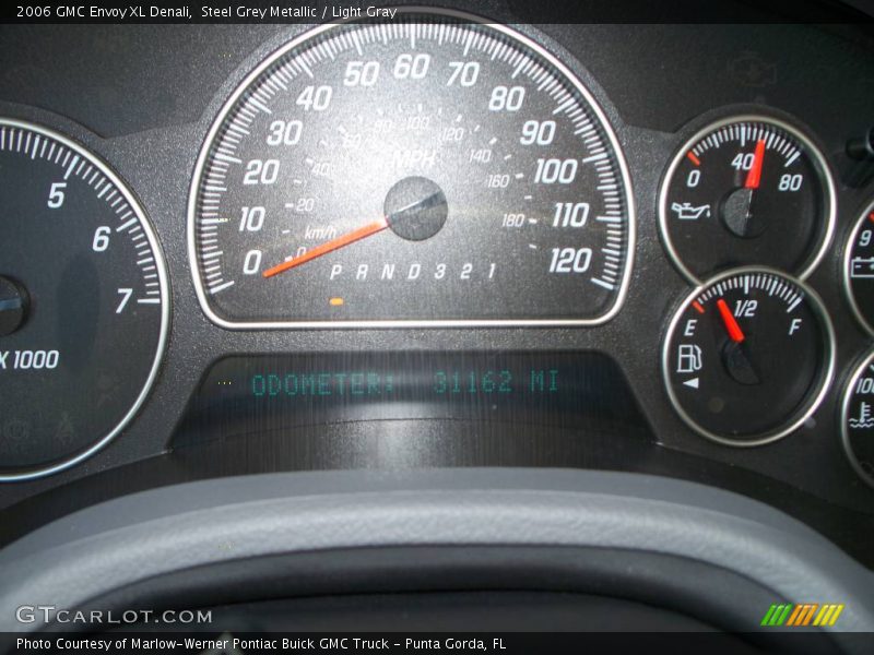 Steel Grey Metallic / Light Gray 2006 GMC Envoy XL Denali