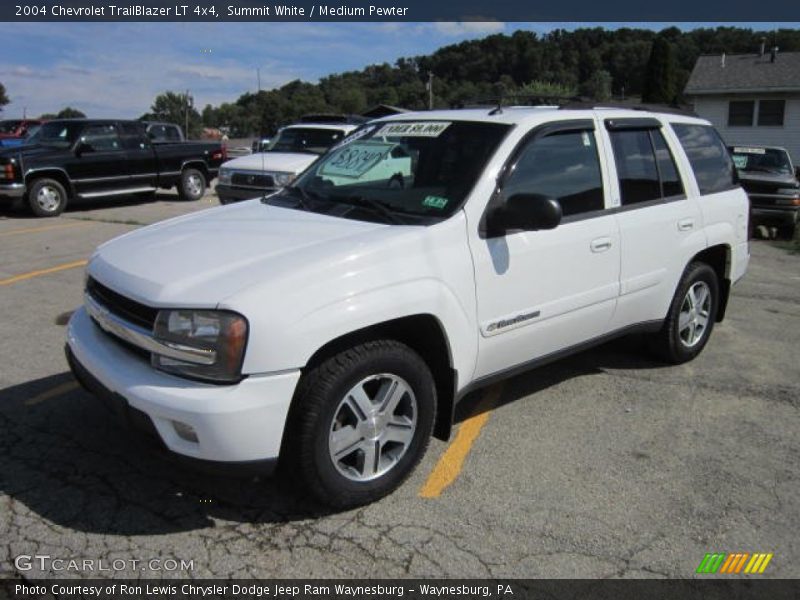 Summit White / Medium Pewter 2004 Chevrolet TrailBlazer LT 4x4