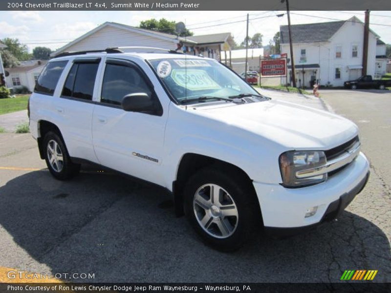 Summit White / Medium Pewter 2004 Chevrolet TrailBlazer LT 4x4