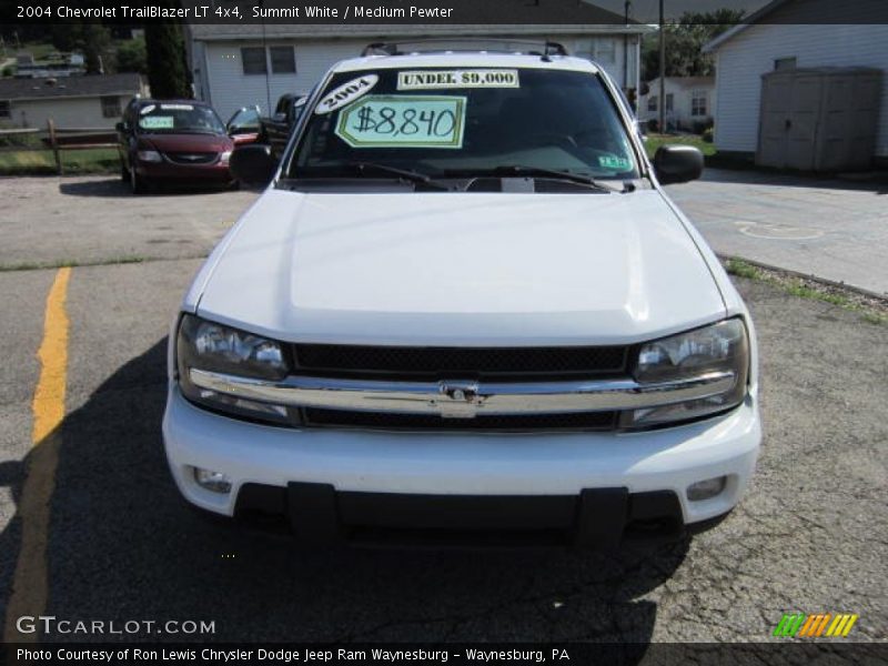 Summit White / Medium Pewter 2004 Chevrolet TrailBlazer LT 4x4