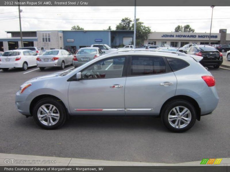Frosted Steel / Gray 2012 Nissan Rogue SV AWD
