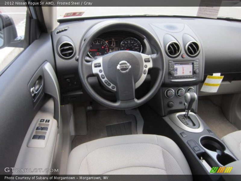 Frosted Steel / Gray 2012 Nissan Rogue SV AWD