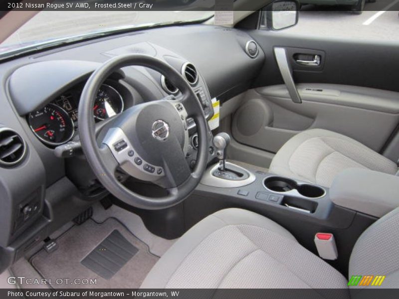 Frosted Steel / Gray 2012 Nissan Rogue SV AWD