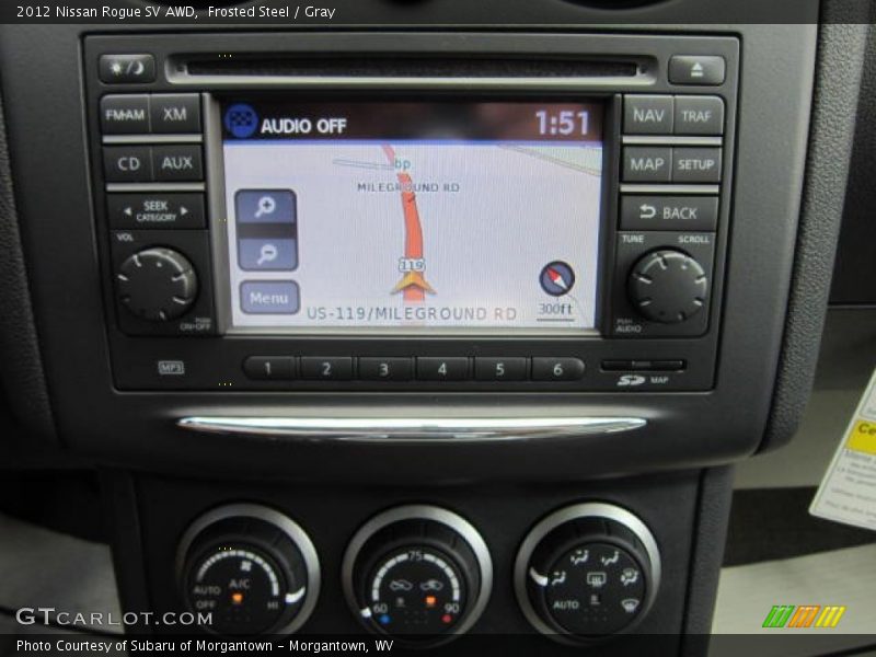 Frosted Steel / Gray 2012 Nissan Rogue SV AWD