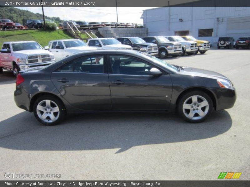 Granite Metallic / Ebony 2007 Pontiac G6 Sedan