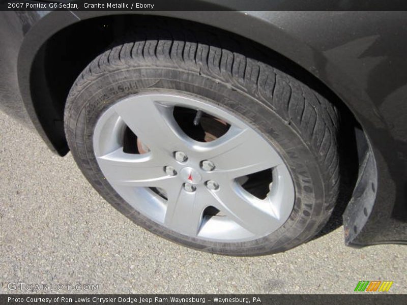 Granite Metallic / Ebony 2007 Pontiac G6 Sedan