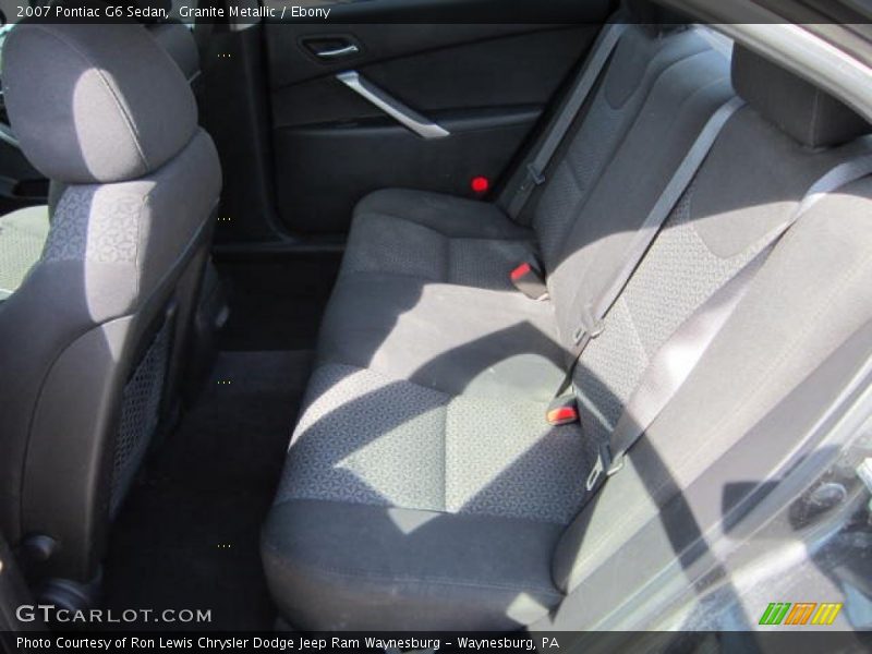 Granite Metallic / Ebony 2007 Pontiac G6 Sedan