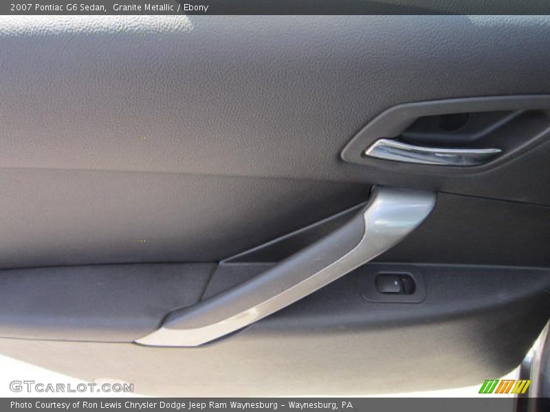 Granite Metallic / Ebony 2007 Pontiac G6 Sedan