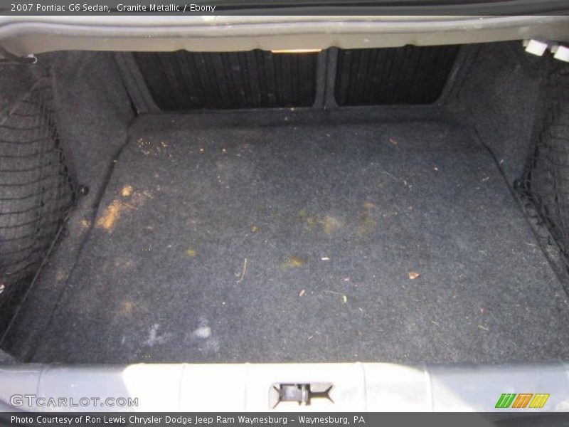 Granite Metallic / Ebony 2007 Pontiac G6 Sedan