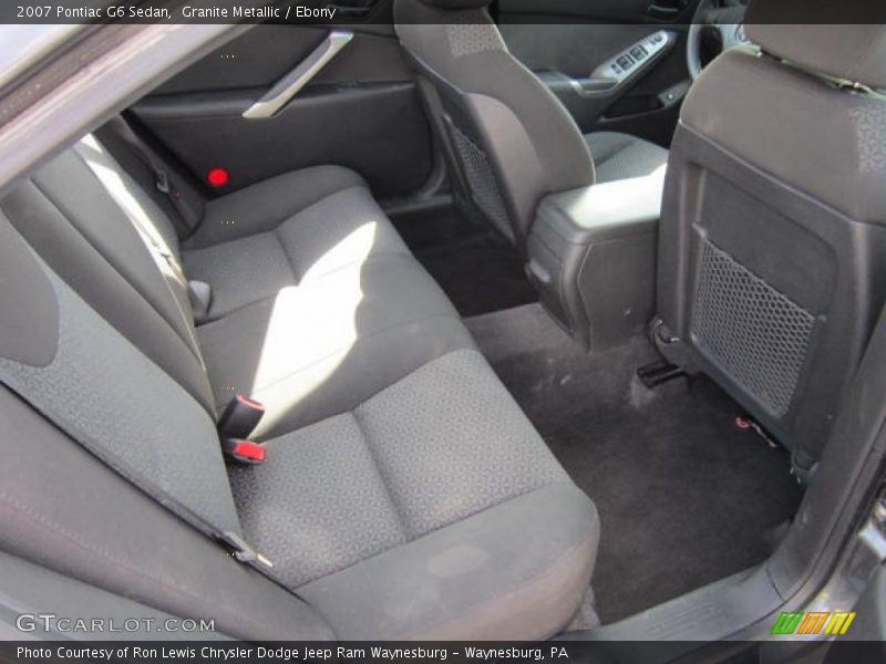 Granite Metallic / Ebony 2007 Pontiac G6 Sedan