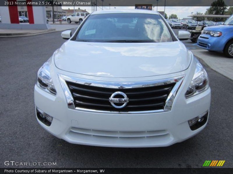 Pearl White / Charcoal 2013 Nissan Altima 2.5 SV