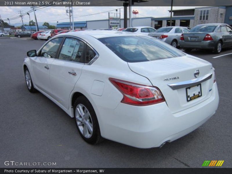 Pearl White / Charcoal 2013 Nissan Altima 2.5 SV