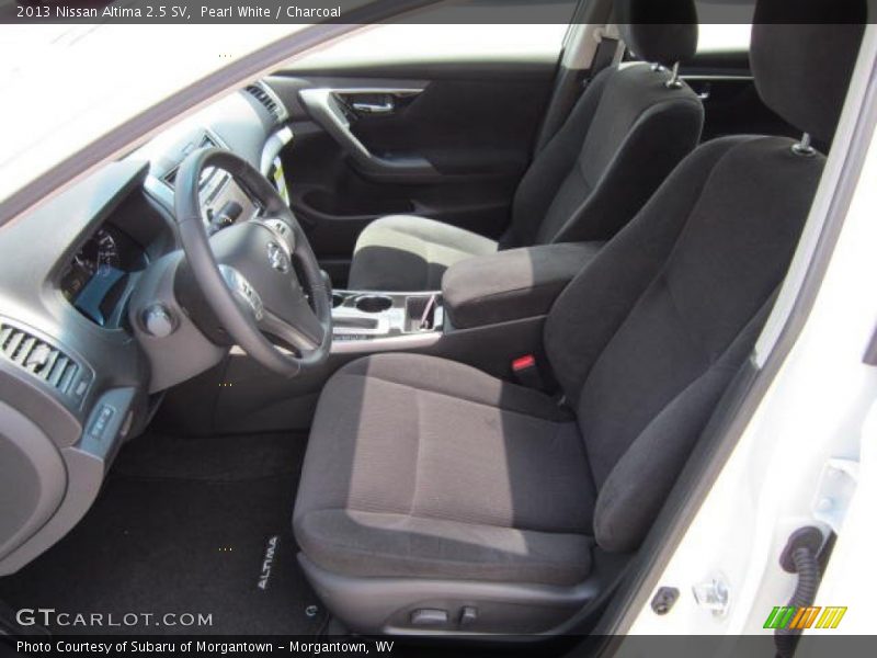 Pearl White / Charcoal 2013 Nissan Altima 2.5 SV