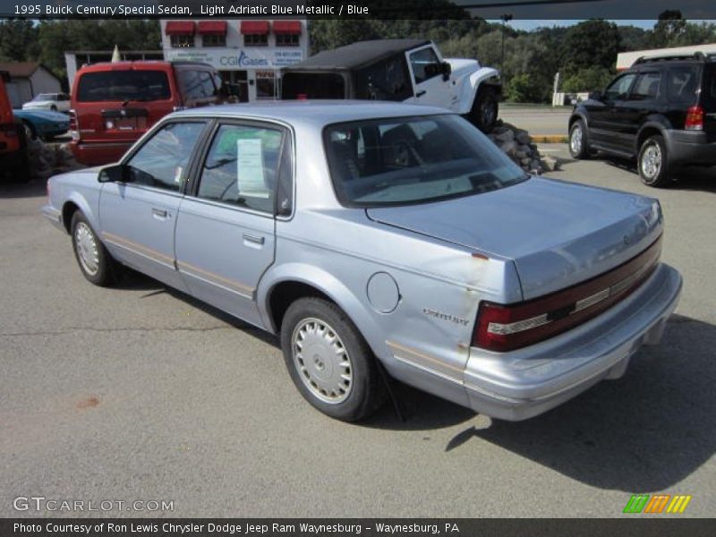 Light Adriatic Blue Metallic / Blue 1995 Buick Century Special Sedan