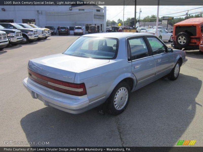 Light Adriatic Blue Metallic / Blue 1995 Buick Century Special Sedan