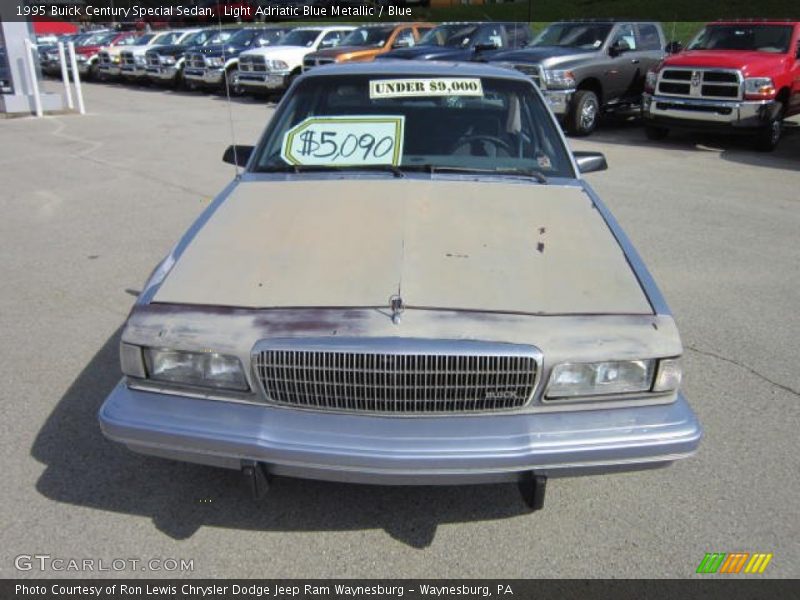 Light Adriatic Blue Metallic / Blue 1995 Buick Century Special Sedan