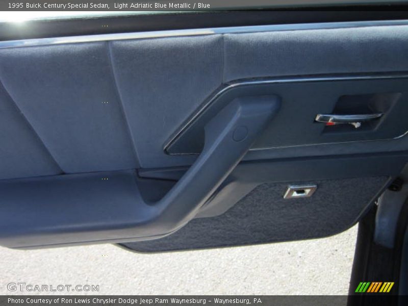 Light Adriatic Blue Metallic / Blue 1995 Buick Century Special Sedan