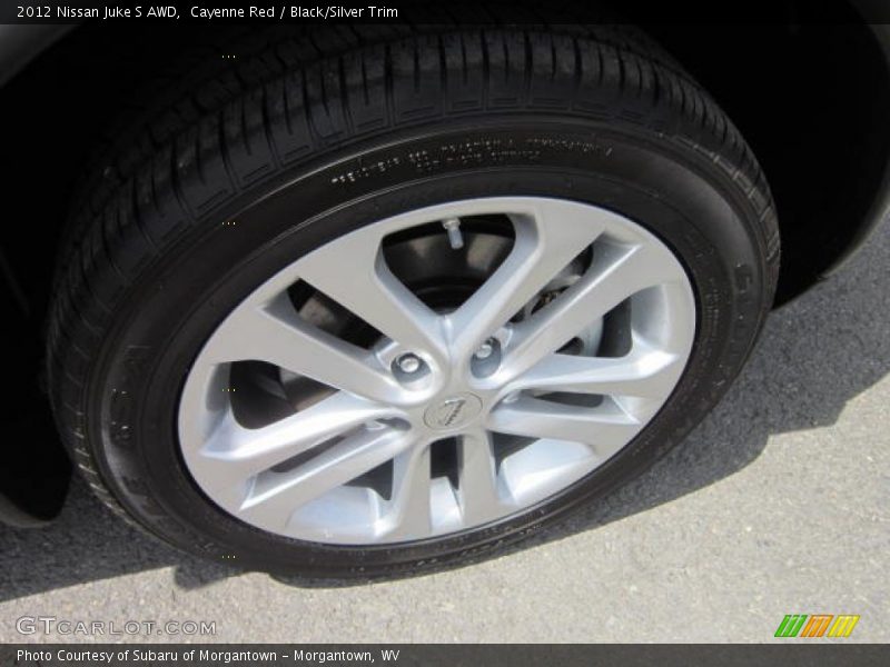 Cayenne Red / Black/Silver Trim 2012 Nissan Juke S AWD