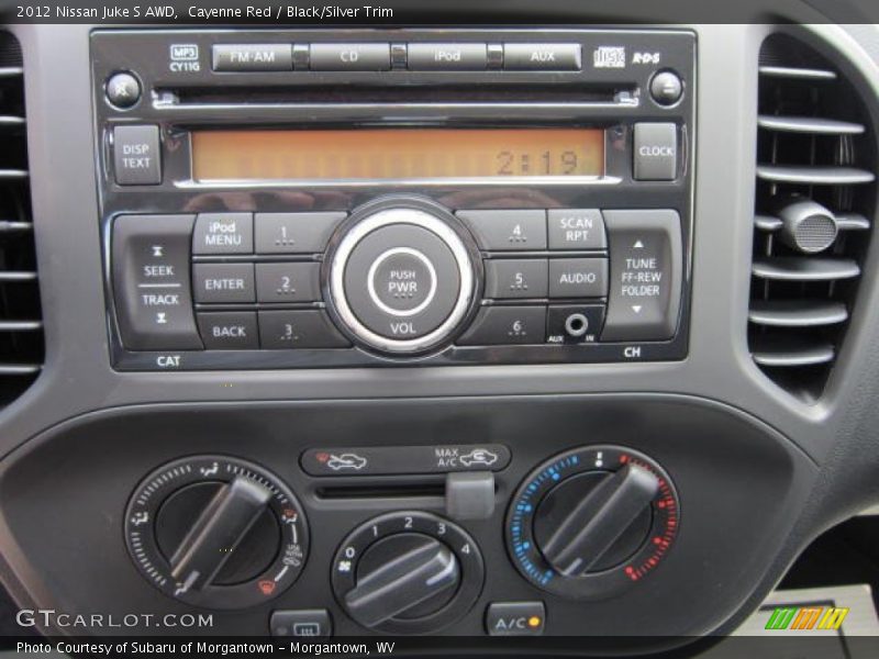 Cayenne Red / Black/Silver Trim 2012 Nissan Juke S AWD